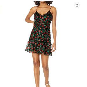 Jack by BB Dakota Women’s Nothin Embroidered Mesh Dress